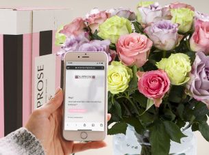 Primeur Surprose: Videoboodschap bij online bestelling rozen