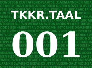 001 - Tukkertaalrubriek